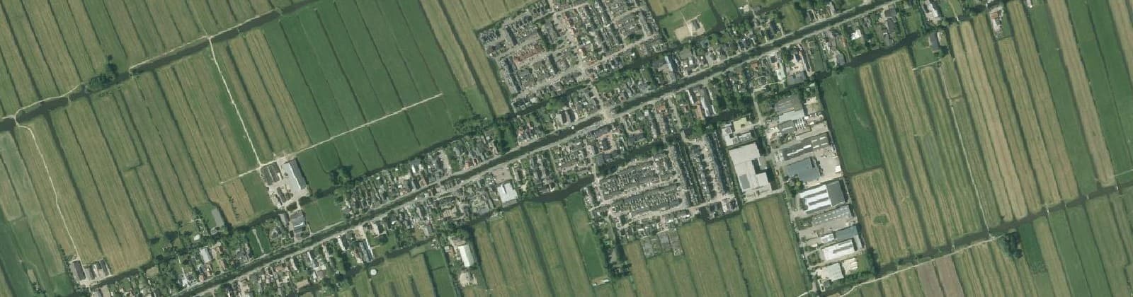 Luchtfoto van Molenaarsgraaf-Dorp