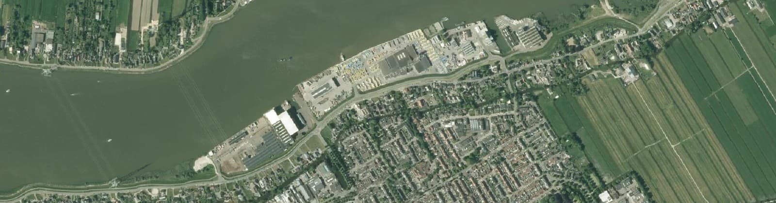 Luchtfoto van Nieuw-Lekkerland-Noord