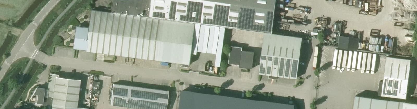Luchtfoto van Noordeloos-Middelweg