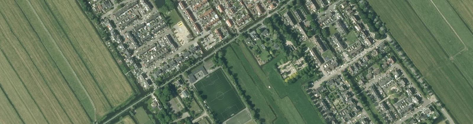 Luchtfoto van Streefkerk-Dorp