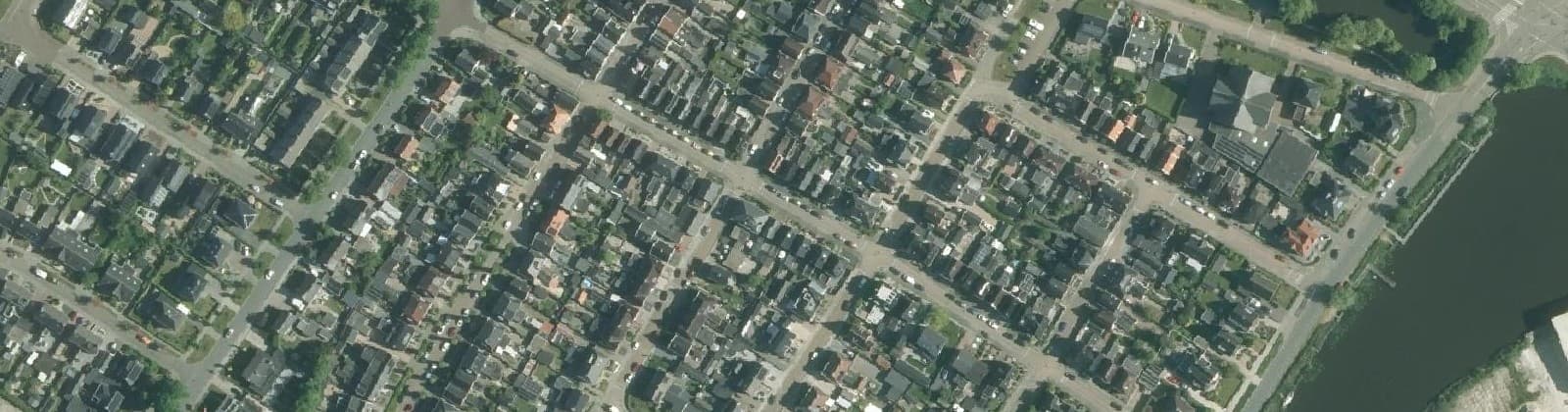 Luchtfoto van Over de Gracht