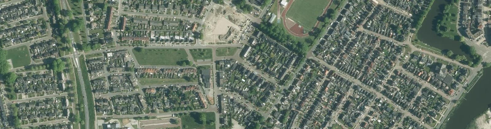 Luchtfoto van Scheepvaartbuurt