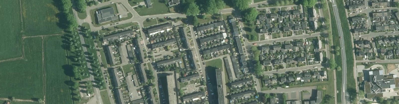 Luchtfoto van Steenbakkersbuurt