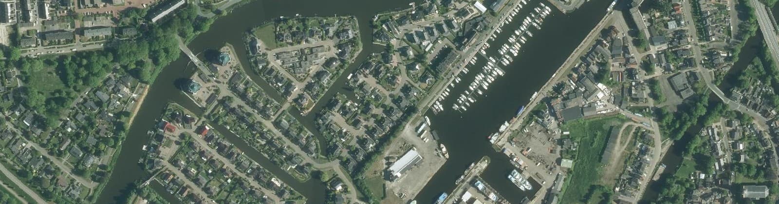 Luchtfoto van Doklanden