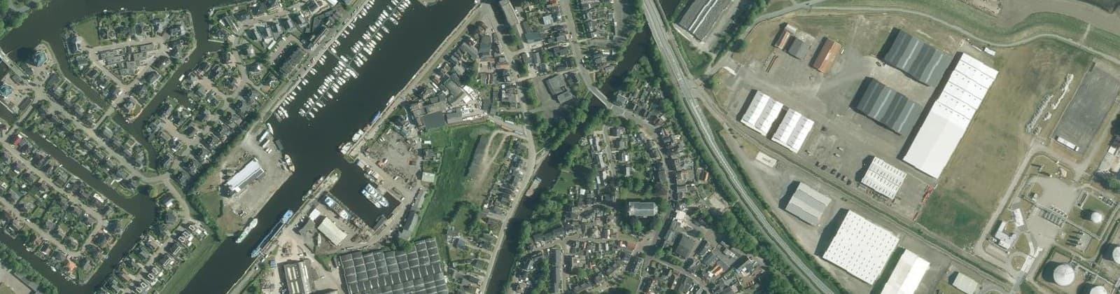 Luchtfoto van Farmsum