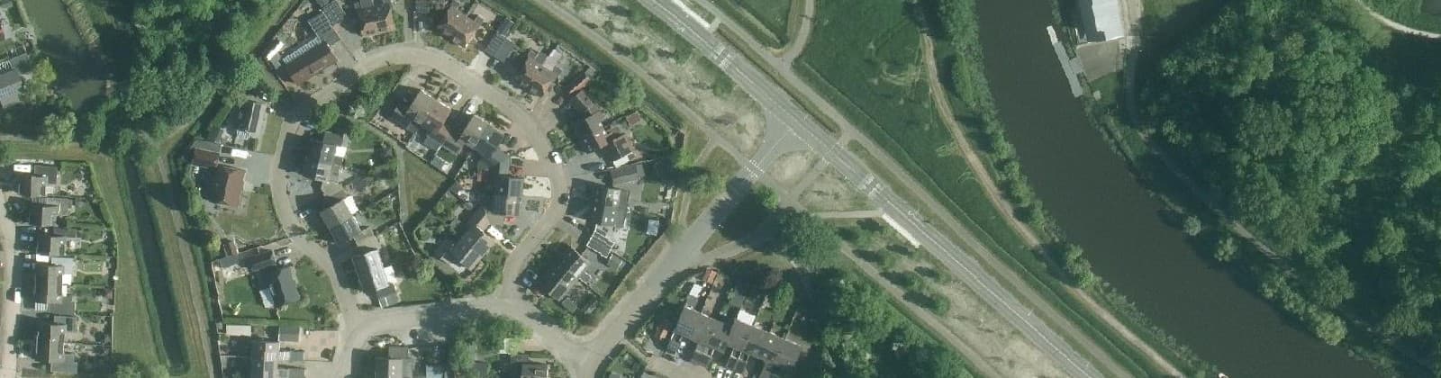 Luchtfoto van Oogstbuurt