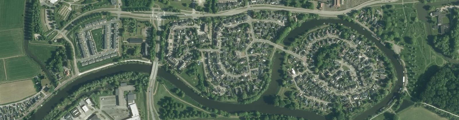 Luchtfoto van Fivelzigt