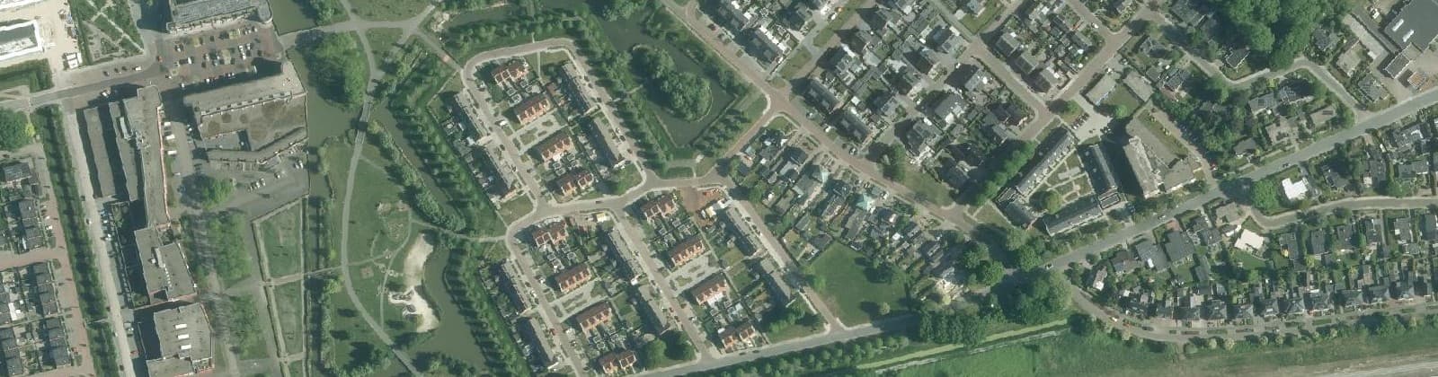 Luchtfoto van Vestingbuurt