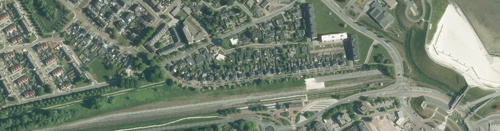 Luchtfoto van Polarisbuurt