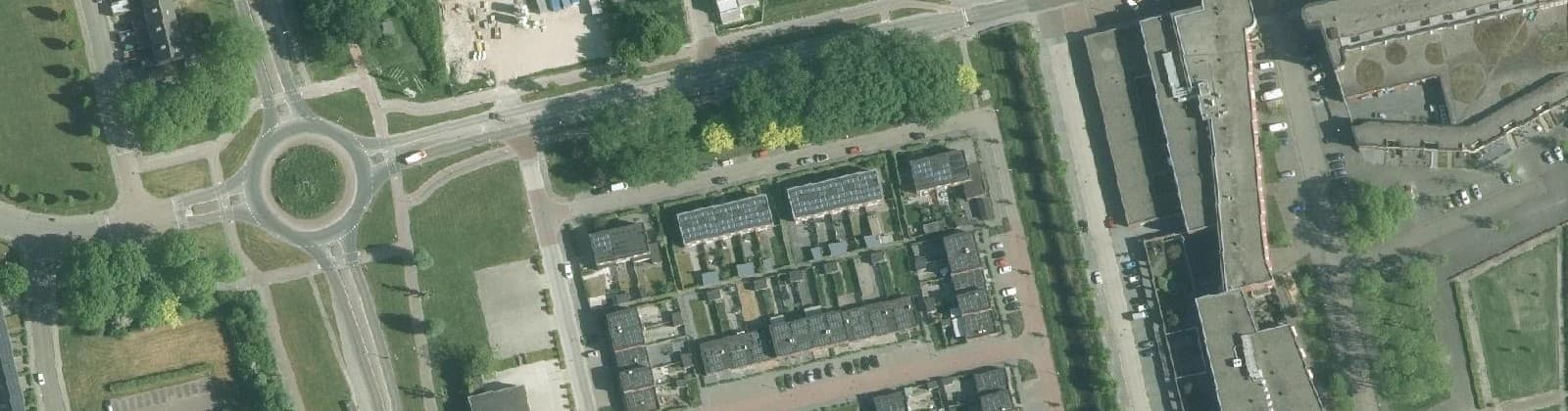 Luchtfoto van Schrijversbuurt