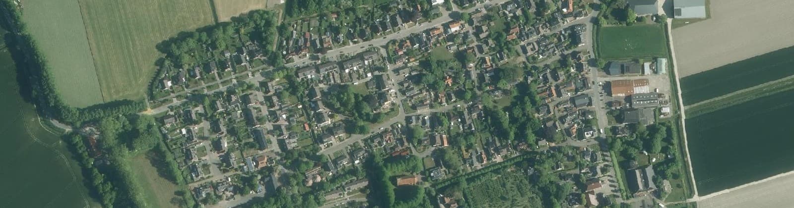 Luchtfoto van Bierum