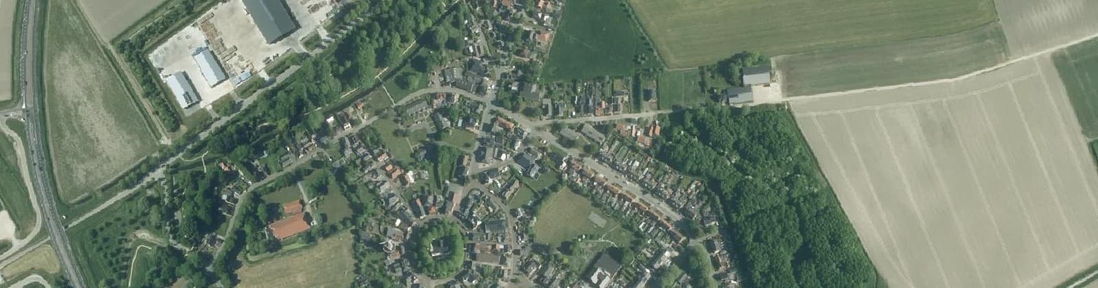 Luchtfoto van Spijk
