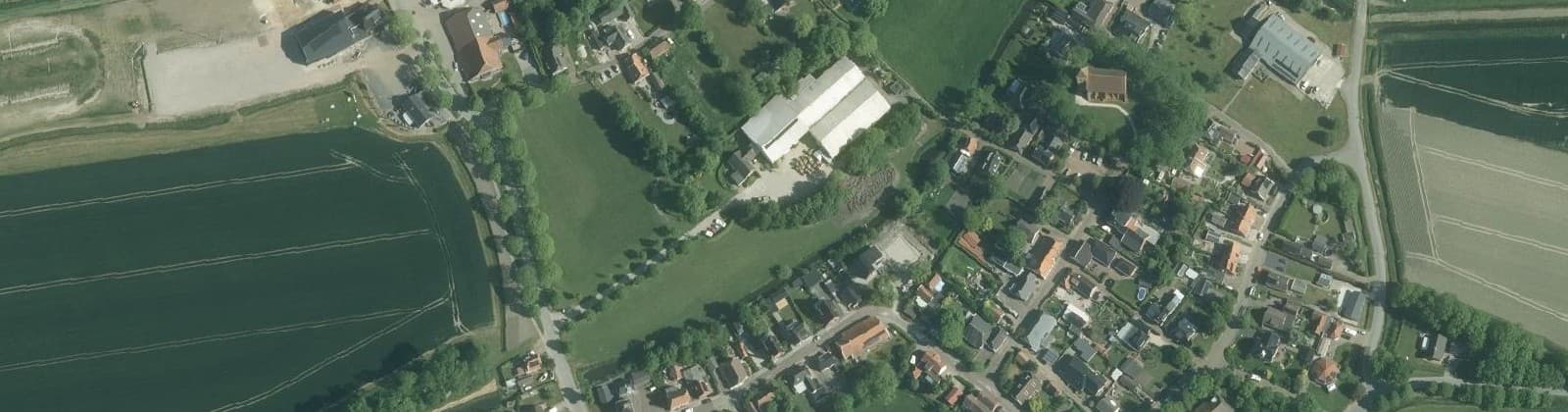Luchtfoto van Termunten