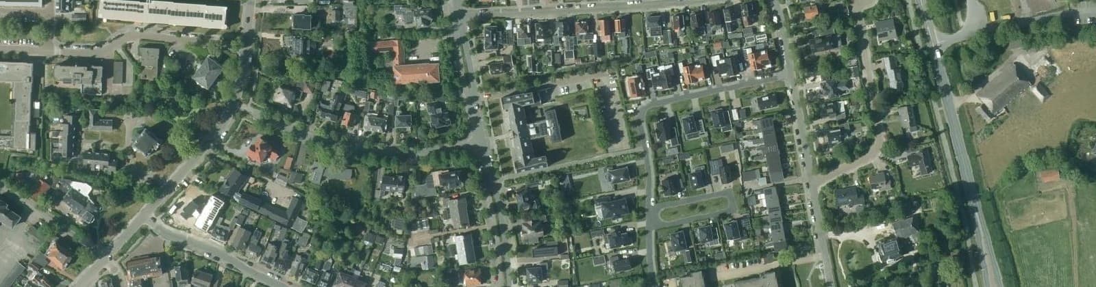 Luchtfoto van Oranjebuurt