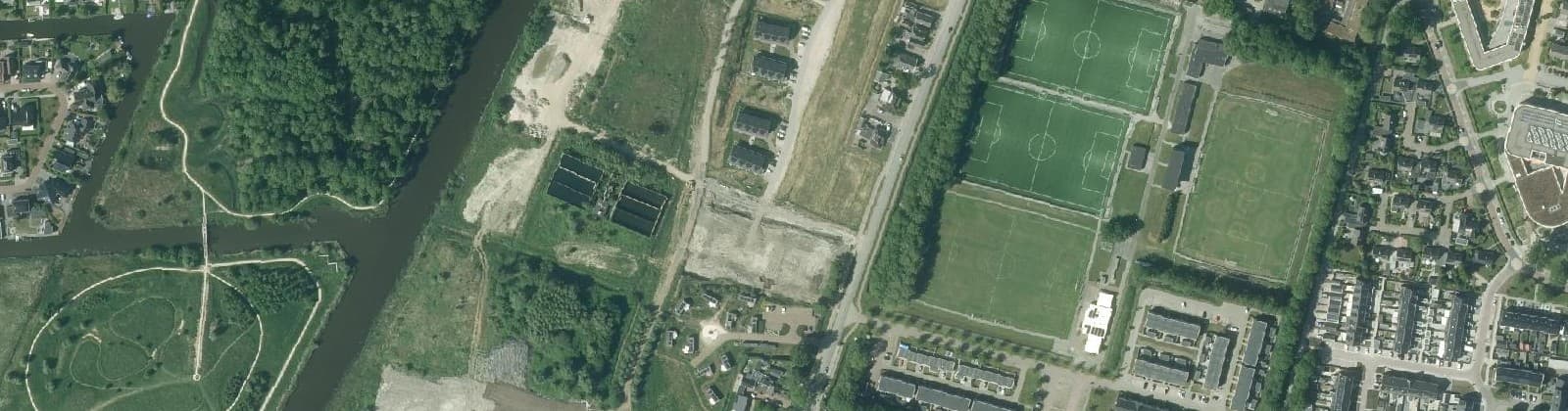 Luchtfoto van Eendrachtbuurt