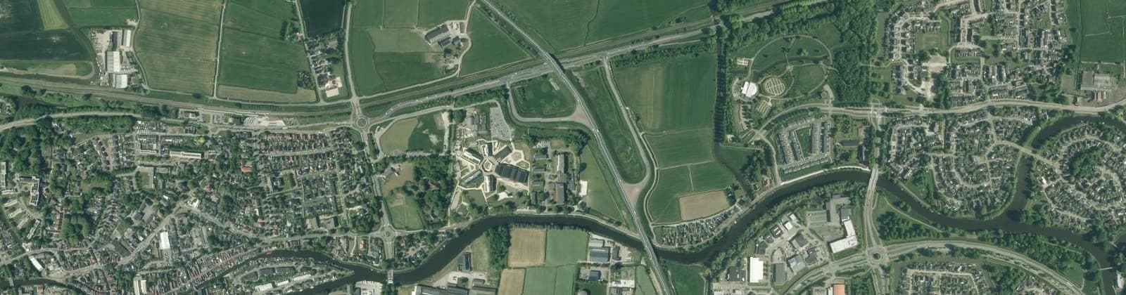 Luchtfoto van Solwerd