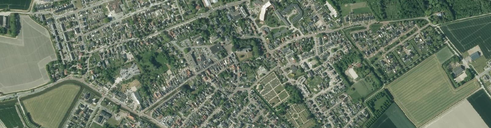 Luchtfoto van Loppersum