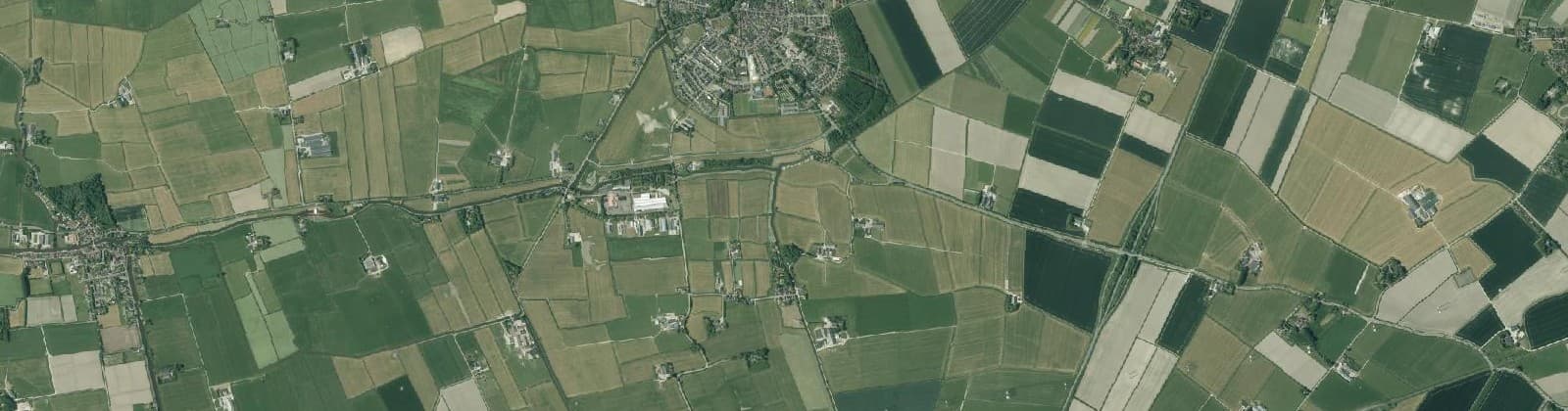 Luchtfoto van Buitengebied Noord-Middelstum