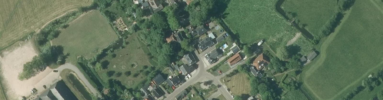 Luchtfoto van Oosterwijtwerd