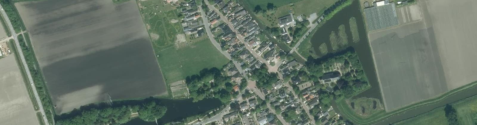 Luchtfoto van Oudkarspel Noord