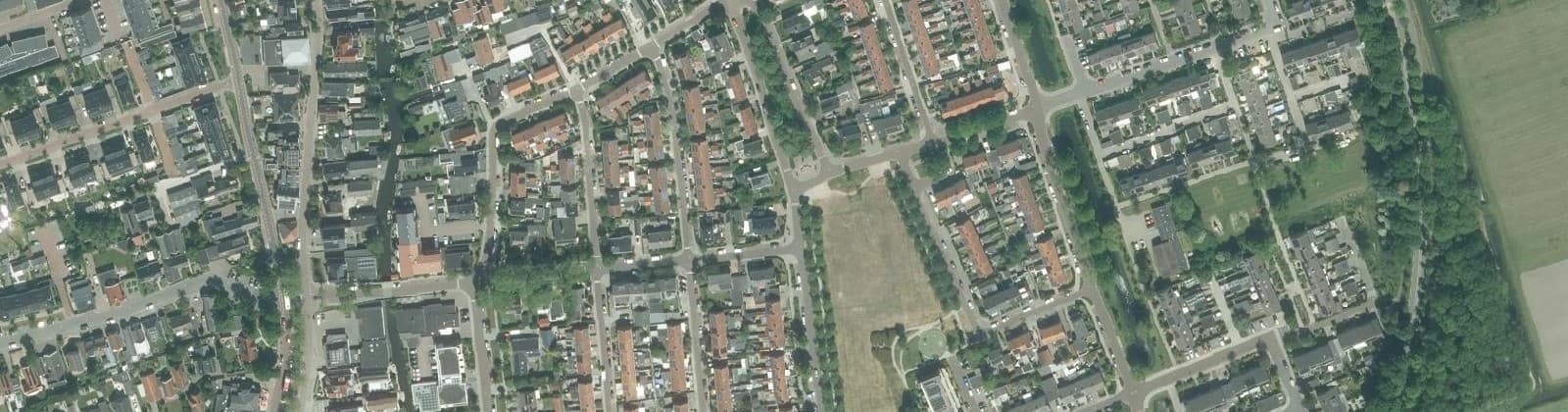 Luchtfoto van Noord-Scharwoude Oost