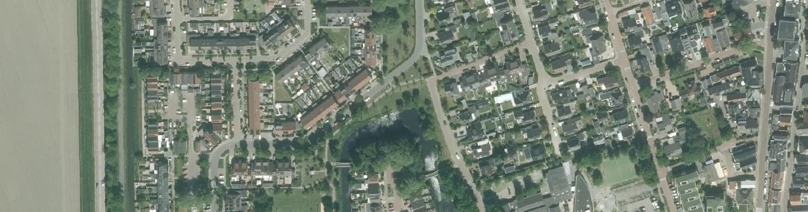 Luchtfoto van Noord-Scharwoude West