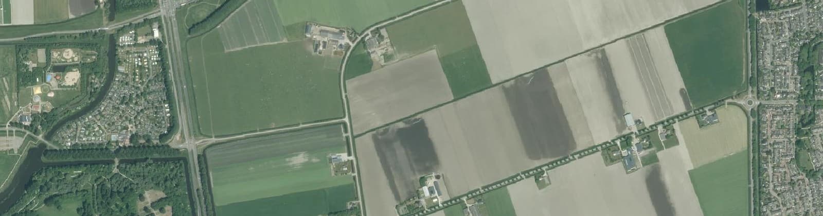 Luchtfoto van Buitengebied Noord-Scharwoude