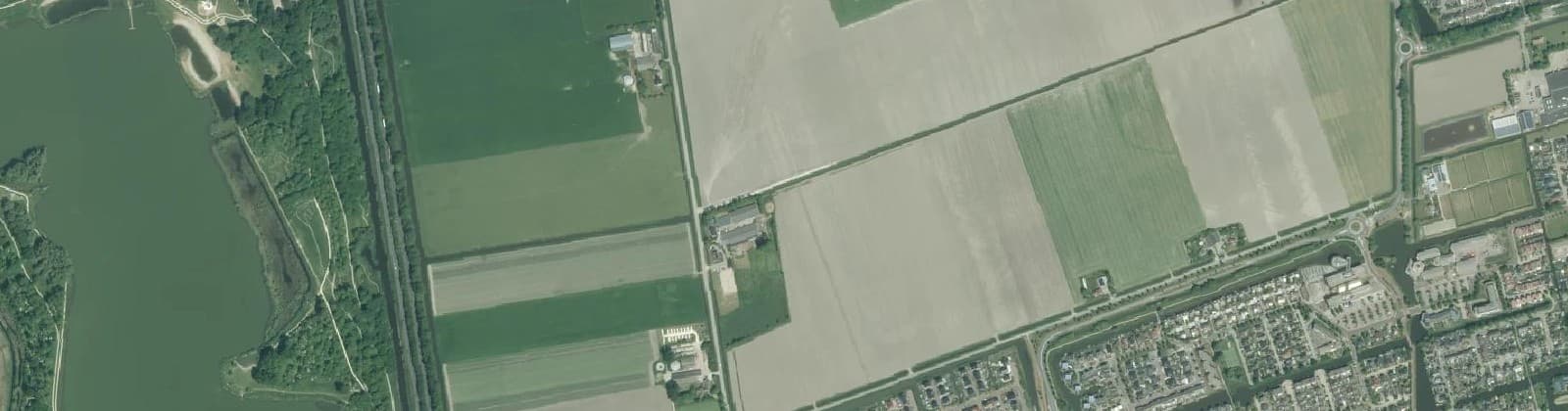 Luchtfoto van Buitengebied Zuid-Scharwoude