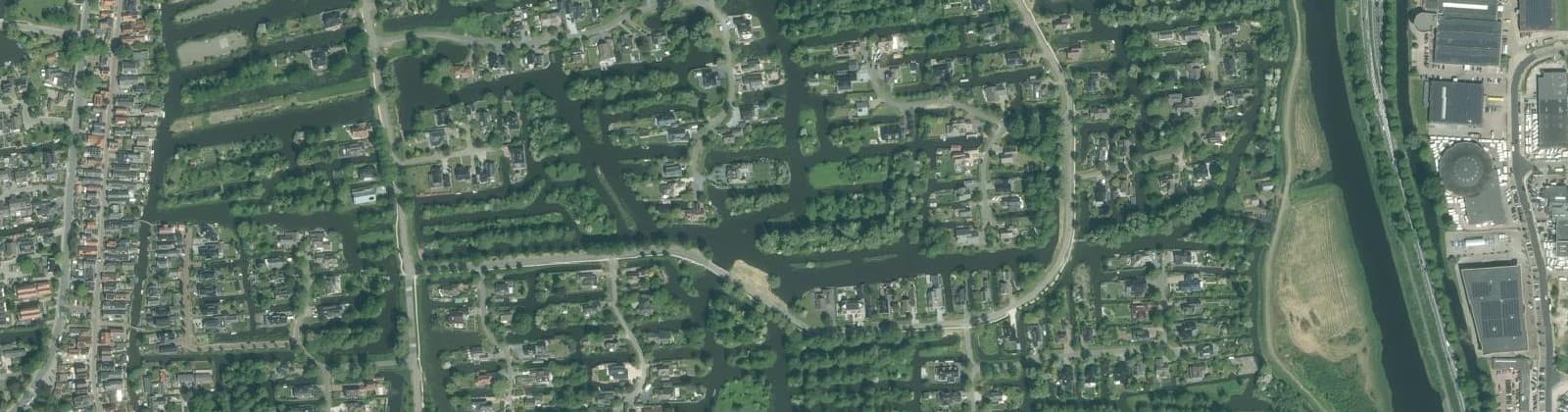 Luchtfoto van Duizend Eilandenrijk Zuid