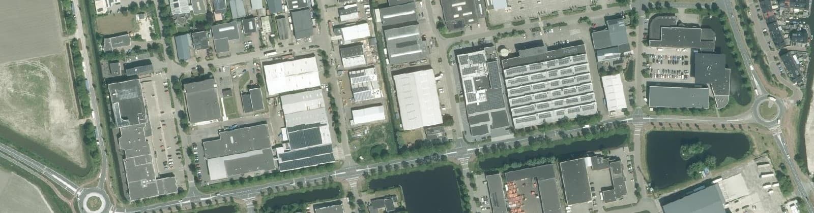 Luchtfoto van Bedrijventerrein Zuiderdel