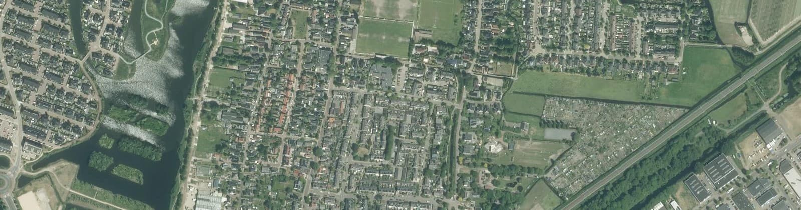Luchtfoto van Sint-Pancras kern