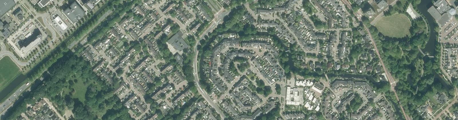 Luchtfoto van Edelstenenwijk