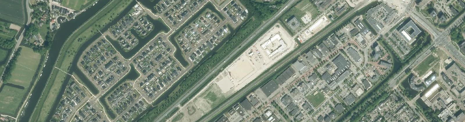 Luchtfoto van Broekhorn