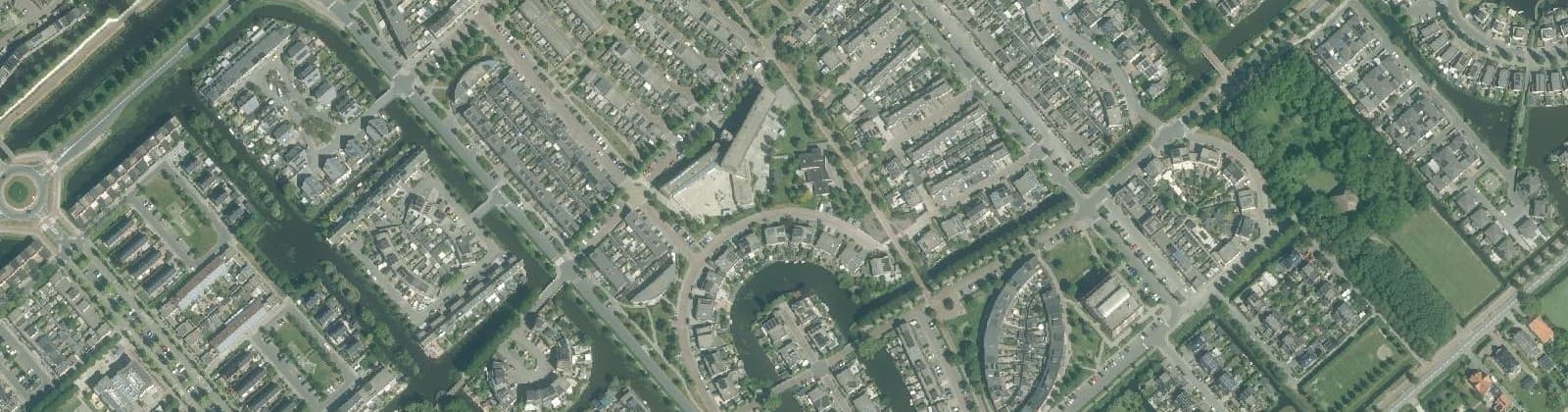 Luchtfoto van Huygenhoek Noord