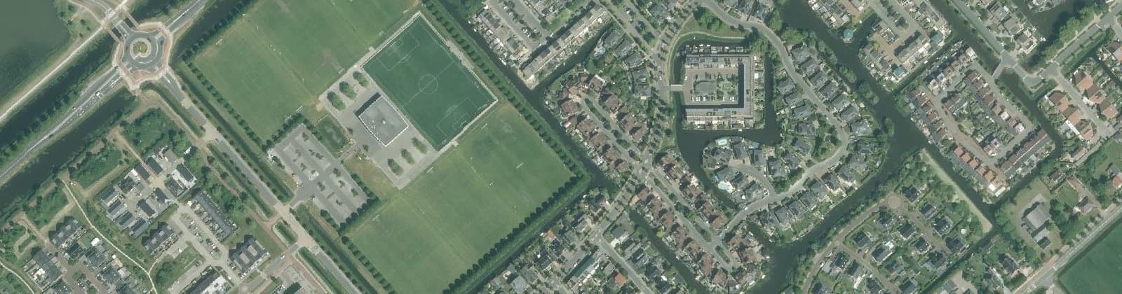 Luchtfoto van Huygenhoek Midden