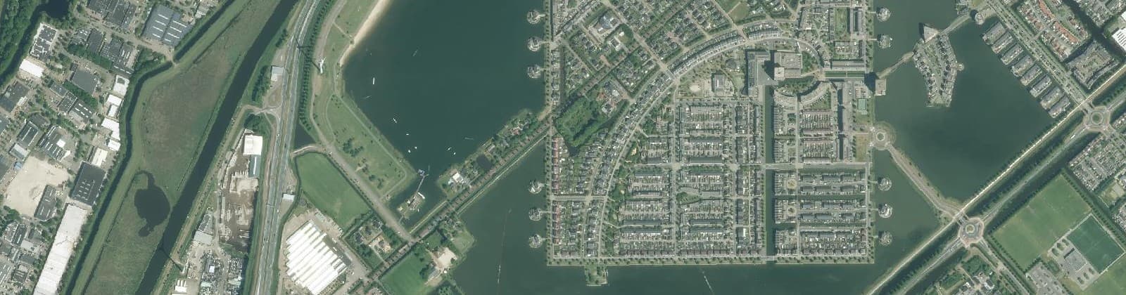 Luchtfoto van Park van Luna
