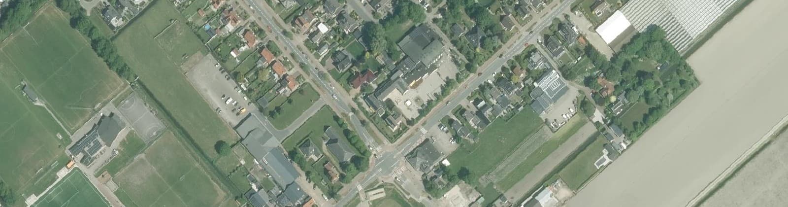 Luchtfoto van 't Kruis