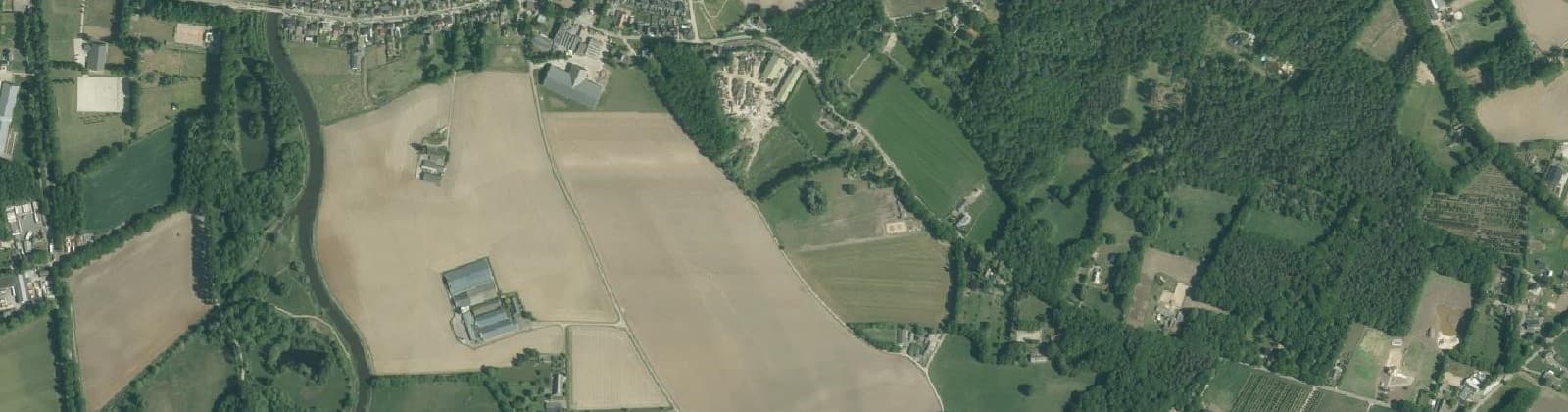 Luchtfoto van Escharen buitengebied-Oost
