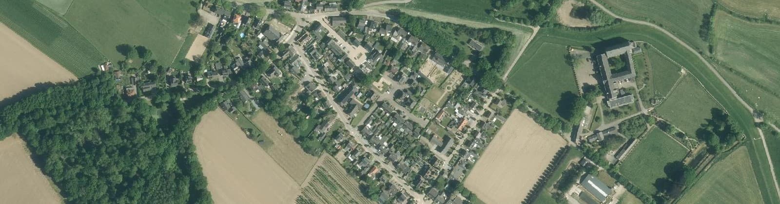 Luchtfoto van Sint Agatha kern