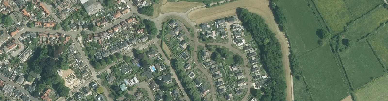 Luchtfoto van Villapark 't Zand