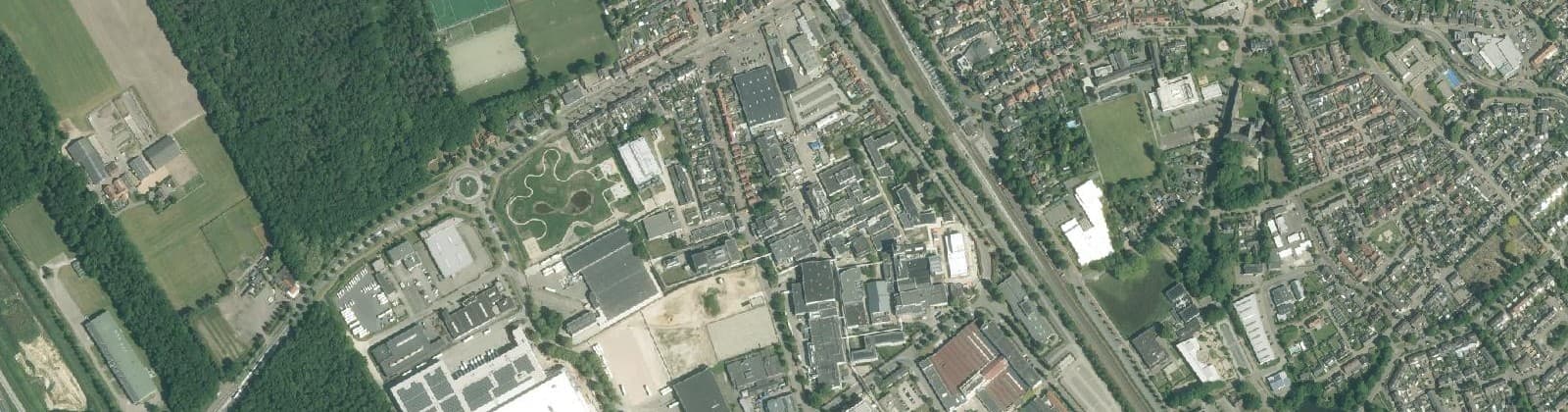 Luchtfoto van Bedrijventerrein Saxa Gotha