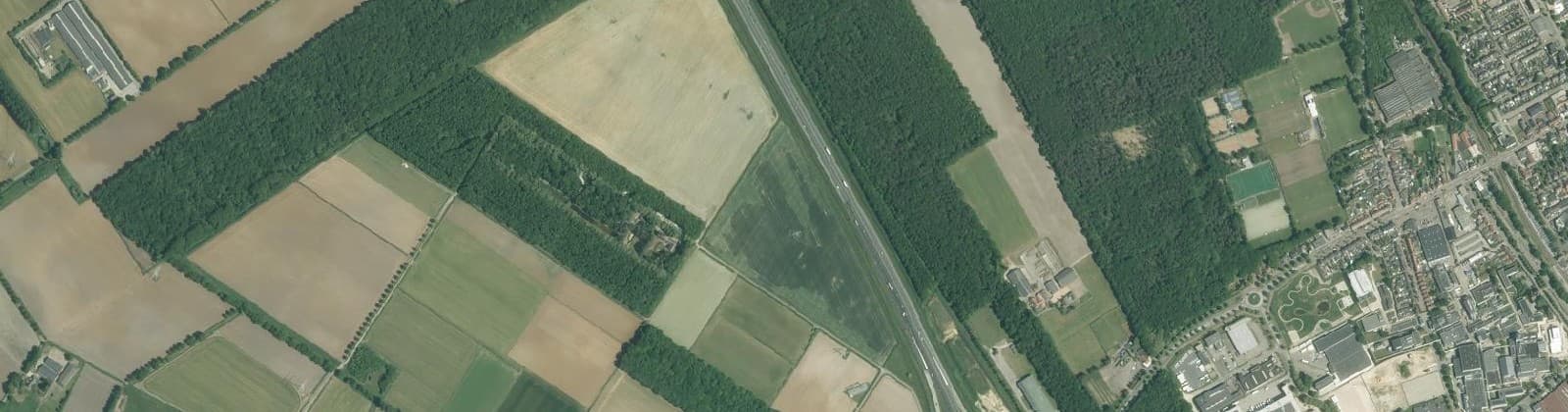 Luchtfoto van Boxmeer buitengebied West