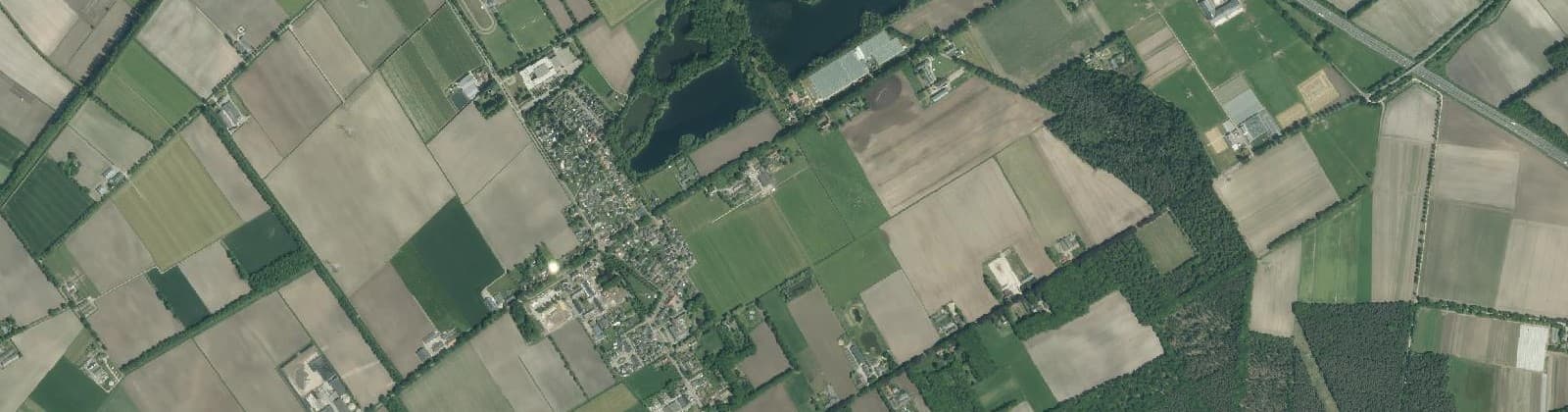 Luchtfoto van Stevensbeek buitengebied
