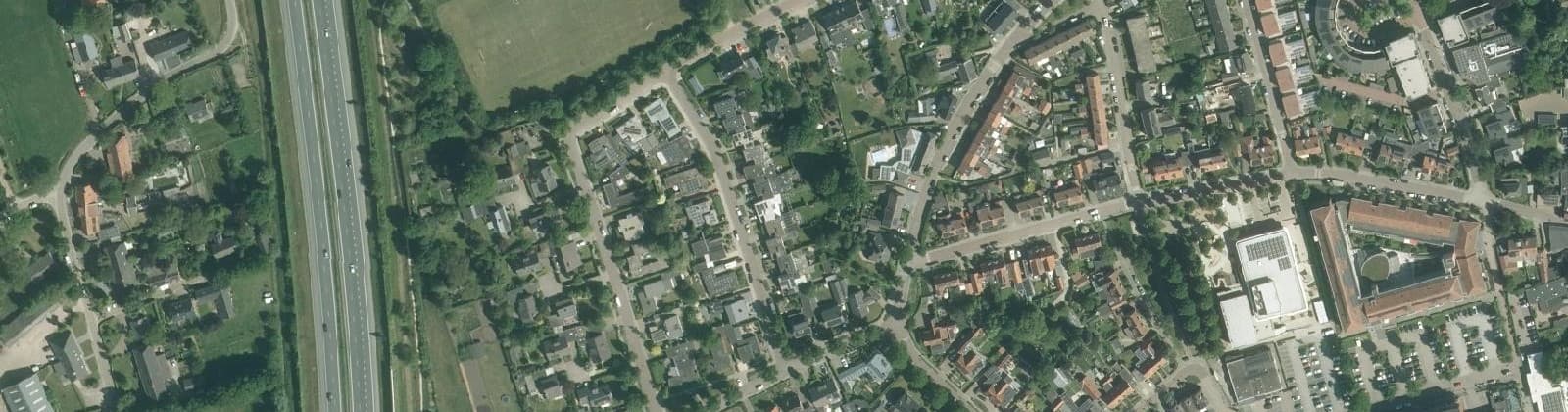 Luchtfoto van Moleneind-Groenewoud