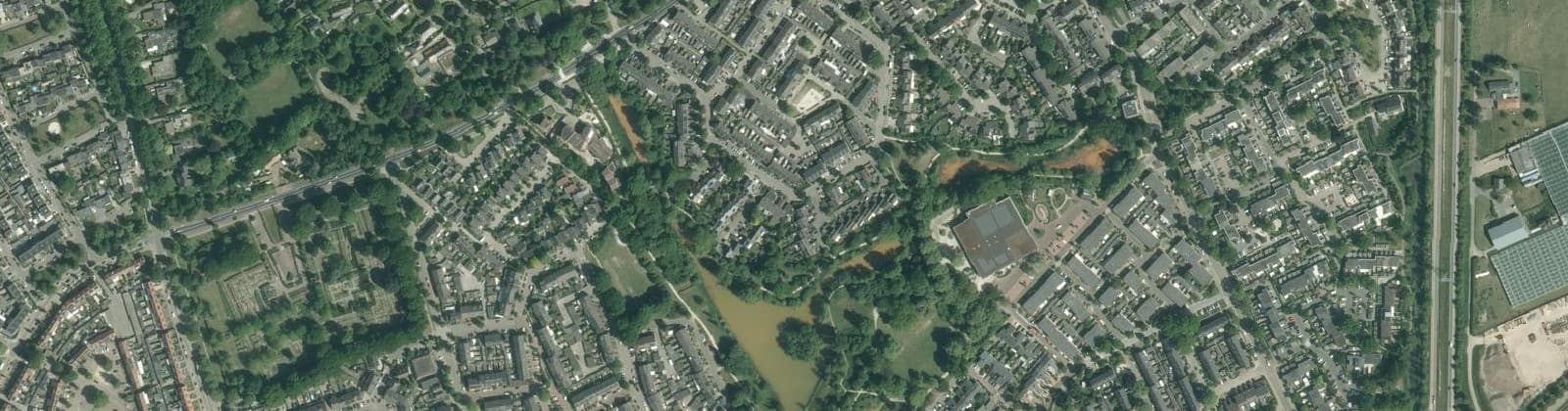 Luchtfoto van Melle