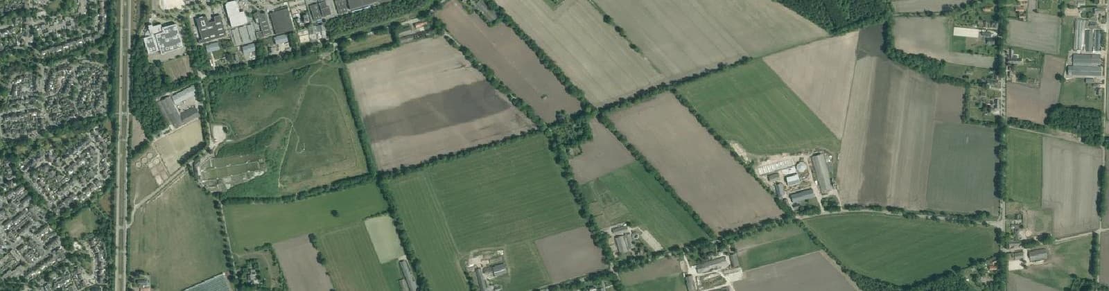Luchtfoto van Buitengebied Uden-Oost