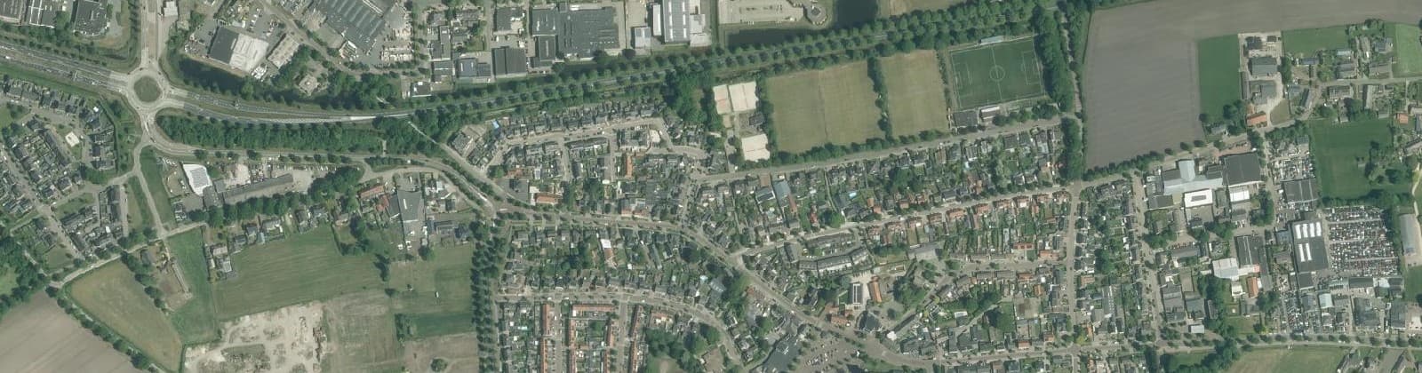 Luchtfoto van Kom Volkel