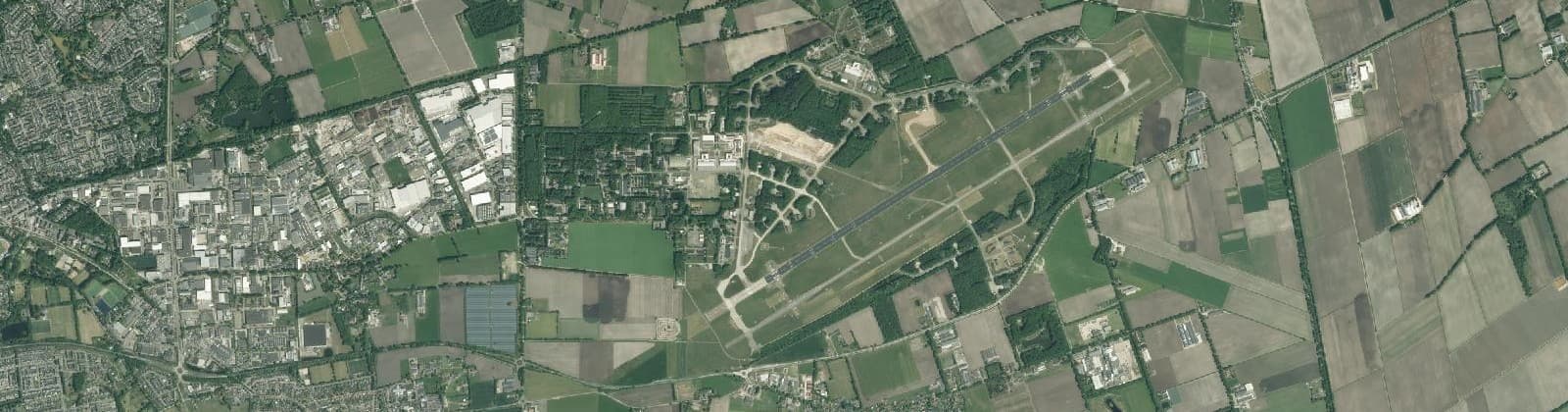 Luchtfoto van Vliegbasis Volkel