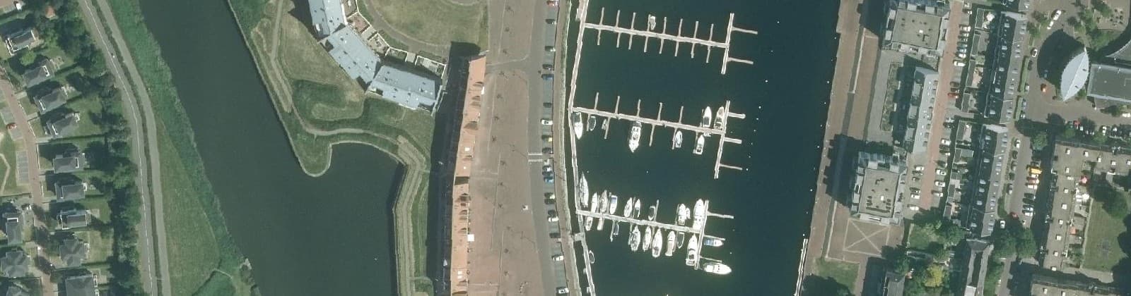 Luchtfoto van De Vesting