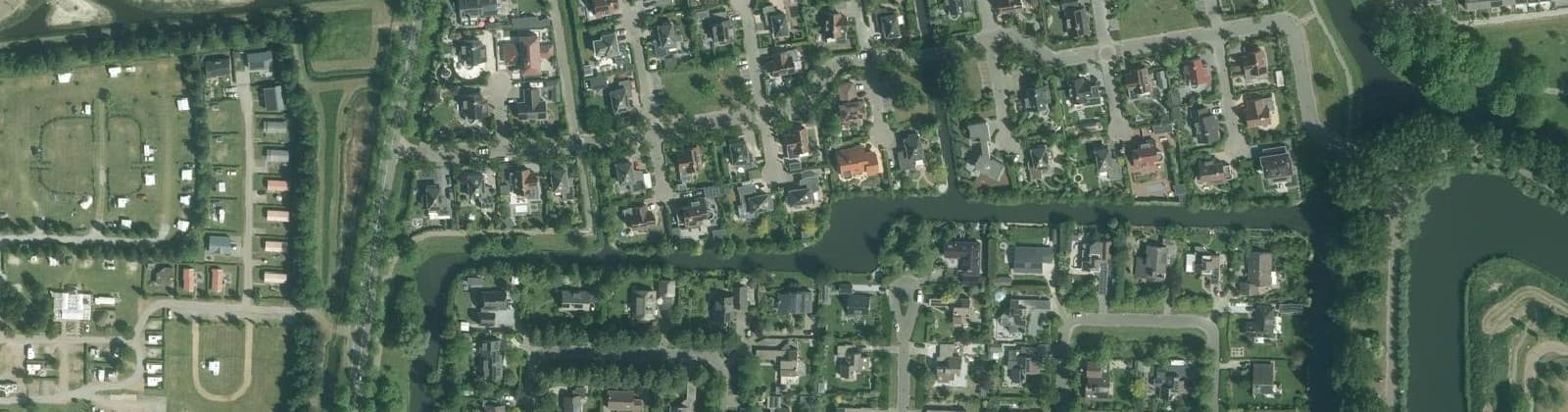 Luchtfoto van Groote Weergors